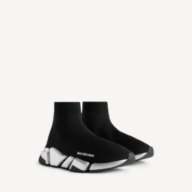 Adidași Speed 2.0 din tricot reciclat pentru femei, în negru/argintiu