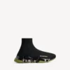 Adidași Speed 2.0 pentru bărbați, cu talpă complet transparentă și tricot reciclat, în negru/kaki