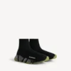 Adidași Speed 2.0 pentru bărbați, cu talpă complet transparentă și tricot reciclat, în negru/kaki