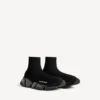 Adidași pentru bărbați Speed 2.0 cu talpă complet transparentă, din tricot reciclat, în culoarea negru