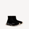 Adidași pentru bărbați Speed 2.0 cu talpă complet transparentă, din tricot reciclat, în negru/bej