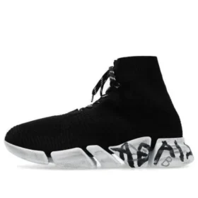Adidași Speed 2.0 Sneakerși cu șireturi „Tricot reciclat negru și talpă albă” 617258W2DD41091