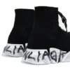 Adidași Speed 2.0 Sneakerși cu șireturi „Tricot reciclat negru și talpă albă” 617258W2DD41091