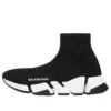 Adidași Speed 2.0 „Tricot negru lucios cu talpă albă” 636833W2DC11091
