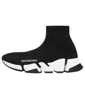 Adidași Speed 2.0 „Tricot negru lucios cu talpă albă” 636833W2DC11091