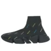 Adidași Speed 2.0 „Tricot reciclat negru cu logo multicolor pe toată suprafața” 617196W2DF01088