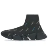 Adidași Speed 2.0 „Tricot reciclat negru cu logo multicolor pe toată suprafața” 617239W2DF01088