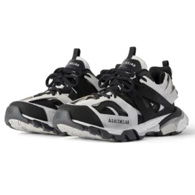 Adidași Track 1.0 „Gri, negru și alb, din plasă și material asemănător pielei de căprioară” 542023W3SU59791