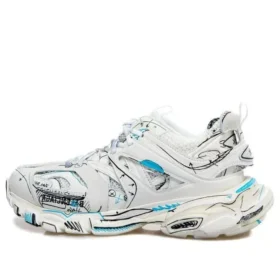 Adidași Track 1.0 „White Blue Mesh and Nylon Graffiti” 542023W3SRA9014