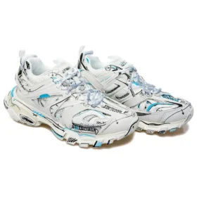 Adidași Track 1.0 „White Blue Mesh and Nylon Graffiti” 542023W3SRA9014