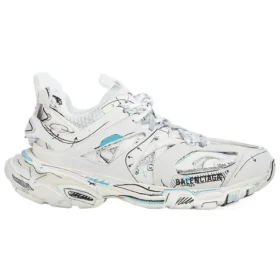 Adidași Track 1.0 „White Blue Mesh and Nylon Graffiti” 542436W3SRA9014