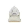 Adidași Track cu talpă transparentă, talpă joasă, din nylon cu plasă, albi 647742W3BM19000