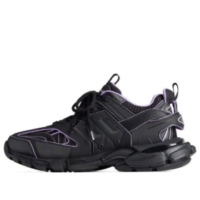 Adidași Track Sneakerși „Șosete din tricot și nailon negru și violet deschis” 736328W3SKC1058