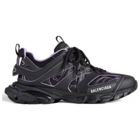 Adidași Track Sneakerși „Șosete din tricot și nailon negru și violet deschis” 736328W3SKC1058