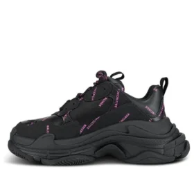Adidași Triple S „All Over Logo – Negru-roz” 524039W2FA11050