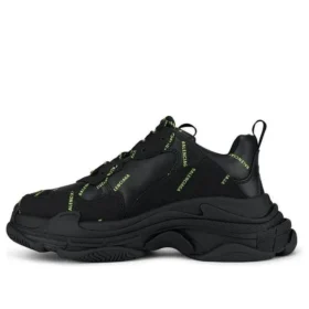Adidași Triple S „Allover Logo – Negru-Galben Fluorescent” 536737W2FA11070