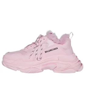 Adidași Triple S cu blană artificială „Pink” 668562W3CQ55000