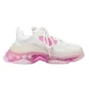 Adidași Triple S cu talpă transparentă „Alb-roz” 544351W09ON9025