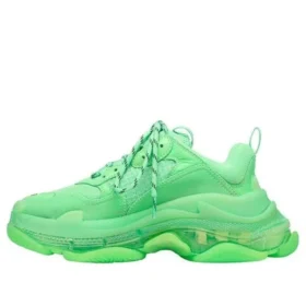 Adidași Triple S cu talpă transparentă „Verde neon” 544351W2CF13801