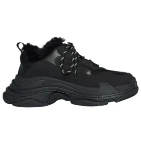 Adidași Triple S „Faux Fur Black” 668563W3CQ51000