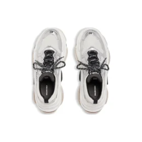 Adidași Triple S „Negru Alb Argintiu cu spumă dublă și plasă” 524039W2FWM8191