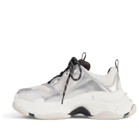 Adidași Triple S „Negru, alb și argintiu, spumă dublă și plasă” 536737W2FWM8191