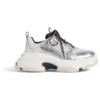 Adidași Triple S „Negru, alb și argintiu, spumă dublă și plasă” 536737W2FWM8191