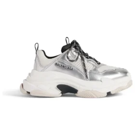 Adidași Triple S „Negru, alb și argintiu, spumă dublă și plasă” 536737W2FWM8191