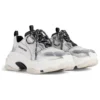 Adidași Triple S „Negru, alb și argintiu, spumă dublă și plasă” 536737W2FWM8191