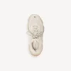 Adidași Triple S pentru bărbați cu talpă transparentă, de culoare albă