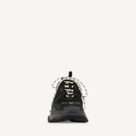 Adidași Triple S pentru femei cu talpă transparentă, negri