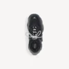 Adidași Triple S pentru femei cu talpă transparentă, negri