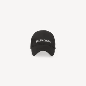 Șapcă Balenciaga în negru/alb