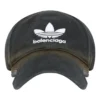 Șapcă Balenciaga x adidas Trefoil cu logo Balenciaga „Black White” 723749410B2