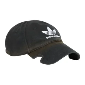 Șapcă Balenciaga x adidas Trefoil cu logo Balenciaga „Black White” 723749410B2