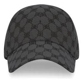 Șapcă Balenciaga x Gucci The Hacker Project „Gri-negru” 6807174B3B71160