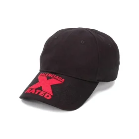 Șapcă Balenciaga x Rated „Black Red” 617144410B21074