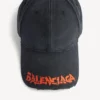 Șapcă cu logo pentru bărbați, de culoare neagră