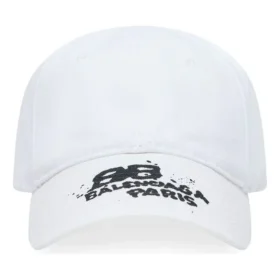 Șapcă cu pictogramă BB Icon desenată manual „White” 723771410B29060