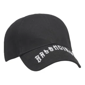 Șapcă cu vizieră Balenciaga cu logo brodat „Black” 570102410B71077
