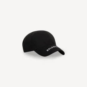 Șapcă cu vizieră cu logo, negru
