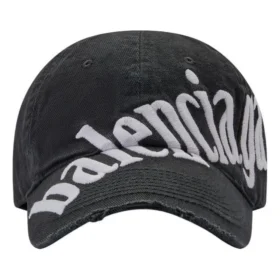 Șapcă de baseball cu bandă diagonală „Negru Alb” 680738410B20107