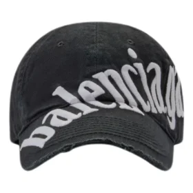 Șapcă de baseball cu logo diagonal „Black White” 680738410B21077