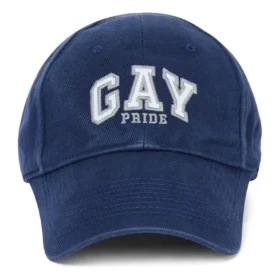 Șapcă de baseball din bumbac-twill cu broderie Pride „Albastru” 670810410B24000