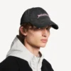 Șapcă pentru bărbați DIY Balenciaga cu spate decupat, de culoare neagră