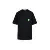 B Tricou cu mânecă scurtă, negru, cu imprimeu ecologic cu litere verzi 594599THV631000