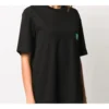 B Tricou cu mânecă scurtă, negru, cu imprimeu ecologic cu litere verzi 594599THV631000