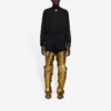 Balenciaga FW21 Alphabet pentru bărbați, cu mâneci lungi, negru, 661749444B81077