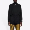 Balenciaga FW21 Alphabet pentru bărbați, cu mâneci lungi, negru, 661749444B81077