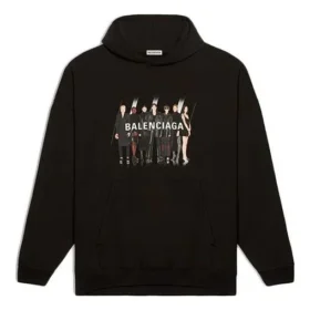Balenciaga original, croială largă, negru 620947TIVA21000
